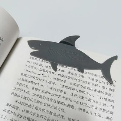 Creative Shark Bookmark Plastic Material Marks Book Notepad Novel Sticky Note Reading Item Gift For Kids Children Stationery