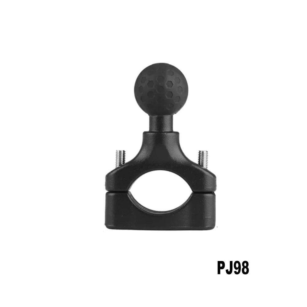 For Motorcycle Handlebar Bracket Universal 25mm Ball Head Base M8 M10 Threaded Adapter Fit Mirror Mount Phone Holder GPS