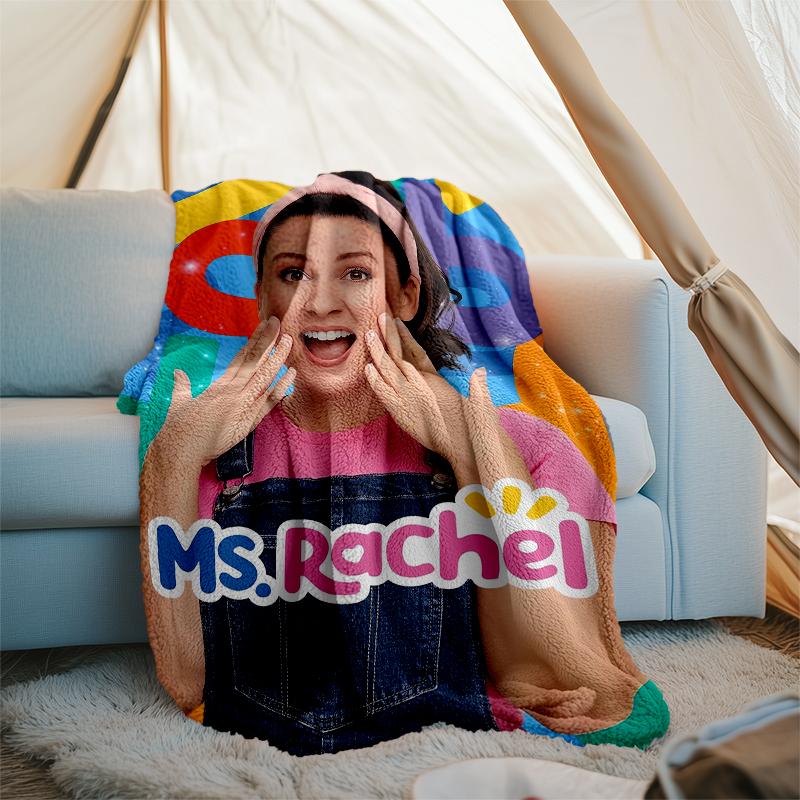 Di Più. Coperta Stampata Tema Rachel - Perfetta per Divano, Letto, Viaggio e Uso Esterno | Lavabile in Lavatrice, Accogliente e Durevole.