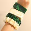 Wave Wide Resin Bracelet Bangles Geometric Retro Hand Ring Elegant Chunky Bracelets  Gifts
