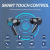 Wireless Earphone Bluetooth 5.4 Headphone 60H Playback LED Power Display EarBuds Mic Noise Cancellation Stereo Sound Headsets