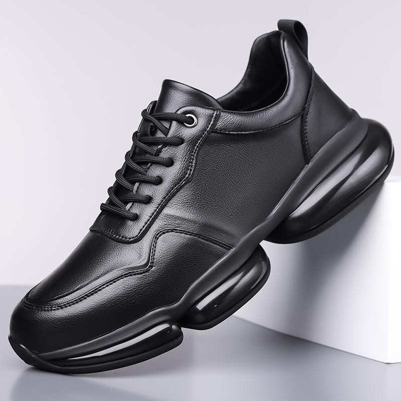 Fashion Casual Running Shoes Comfortable Walking Shoes Non-Slip Sole Sneakers 2025 New Arrival Male Flats Men's Leather Sports Shoes