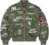 Зимняя куртка Alpha Industries MA-1 Peace Bomberjacke (1561369) (156136-01) оливково-зеленый