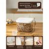 Kitchen Flour Storage Container with Desiccant Box