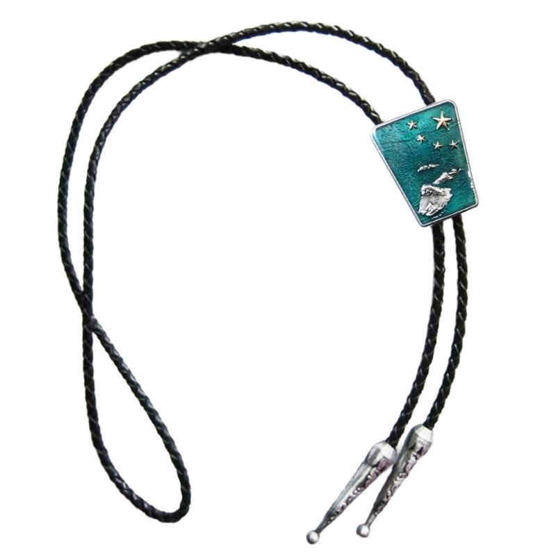 Bolo Styles Tie Western Bolo Tie Unique Bolo Necktie Men's Fashion Accessory for Men's Fashion
