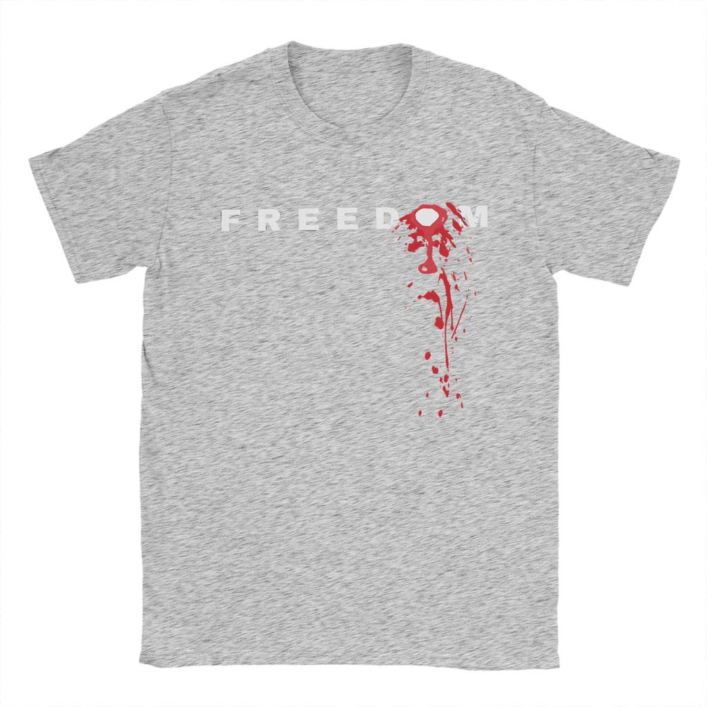 Herren Freiheit Gerechtigkeit für Charlie Kirk T-Shirts Menschenrechte Baumwoll-Tops Lässig Kurzarm O-Ausschnitt T-Shirt Bedrucktes T-Shirt
