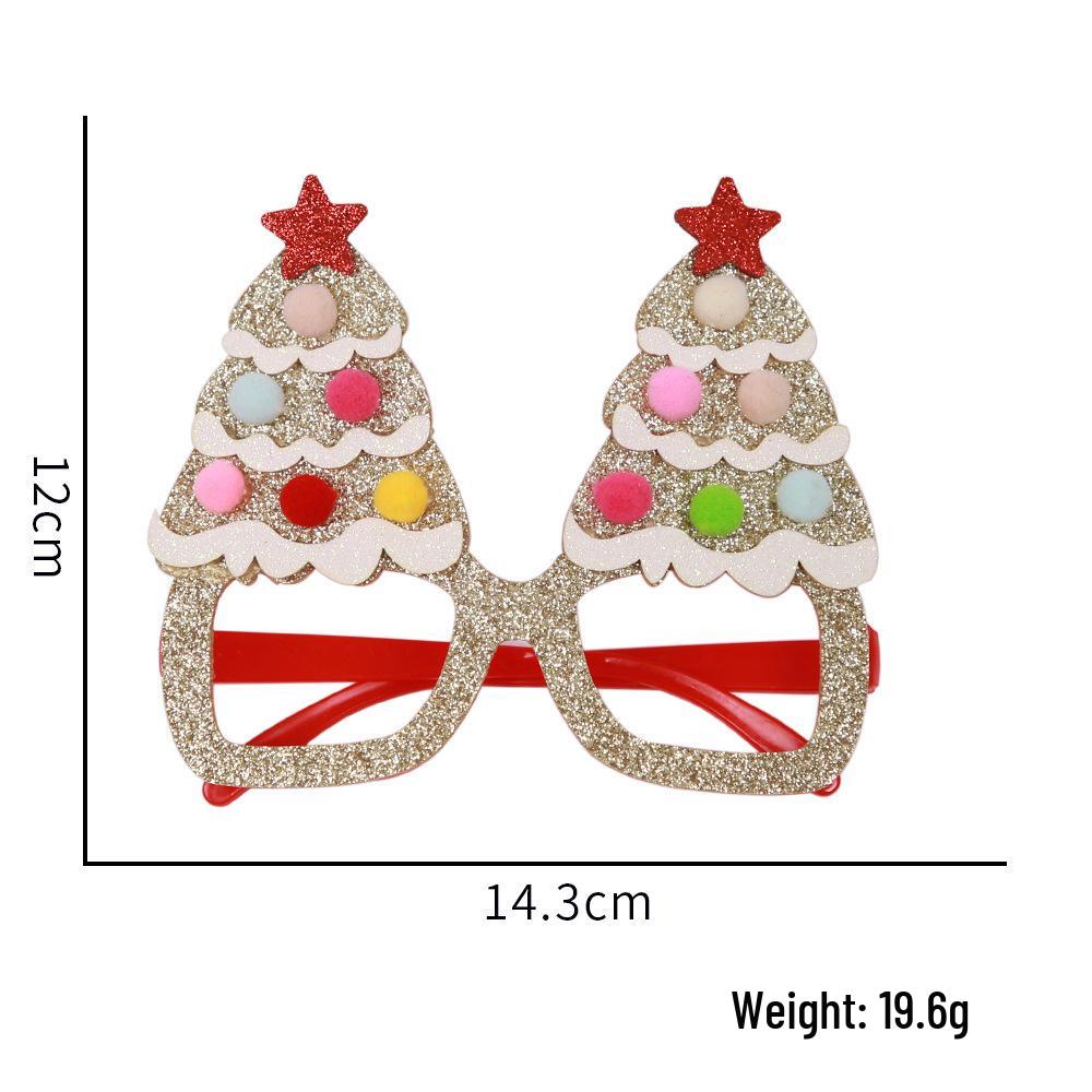 Ochelari Crăciun cu Coarne - Rame de Petrecere Desen Animat Amuzante pentru Copii și Adulți