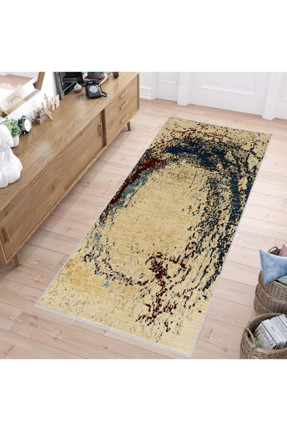 

Моющийся ковер с принтом Rovigo Home RVG1079 50x80 бежевый