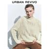 UR Women's Loose Hollow Jacquard Knit Sweater