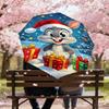 1PC Warner Christmas Rabbit Automatic Open/Close Umbrella with Windproof, 97-Rib Sturdy Canopy, Durable Ribs1314A