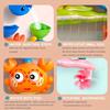 Baby Bathtub Water Play Set Rotating Sprinkler Kids Bath Toys Games for Bath Toddler Bathroom Suction Cup Shower Toys for Infant