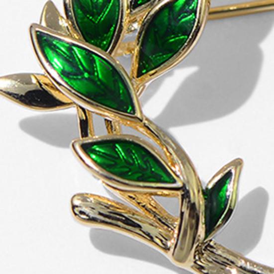 Oil Drop Gardenia Brooch Handmade Collar Brooch Stylish Versatile Rust-proof Attractive Pin