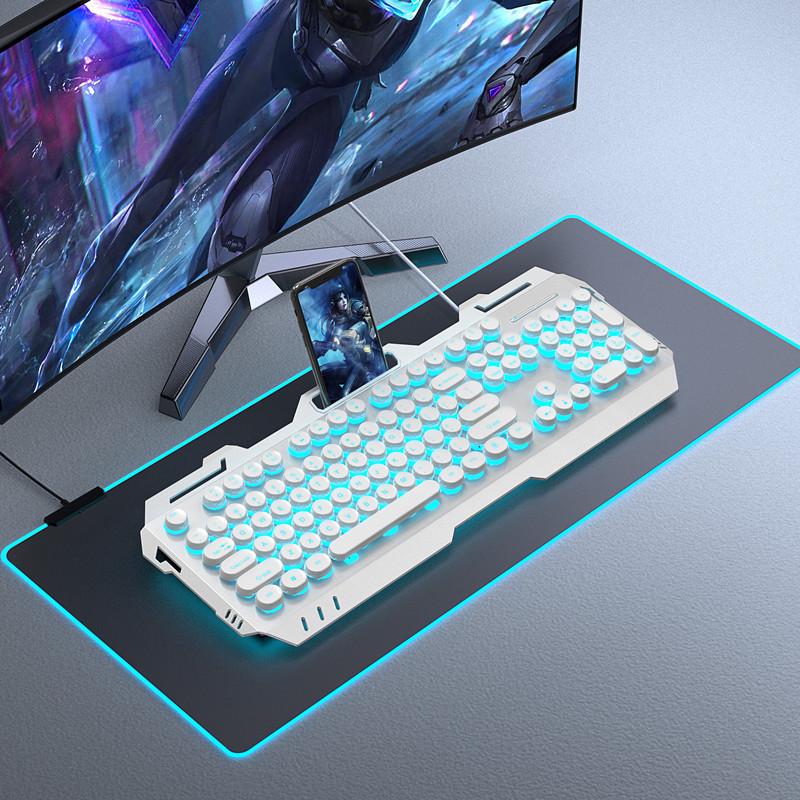 Gaming Keyboard & Mouse Set: True Mechanical Feel, with Headset & Extra Light Option
