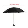 Adjustable Camera Umbrella with Clip Supply Stand Durable Portable Sunshade for Video Smartphone Camping Photography Traveling