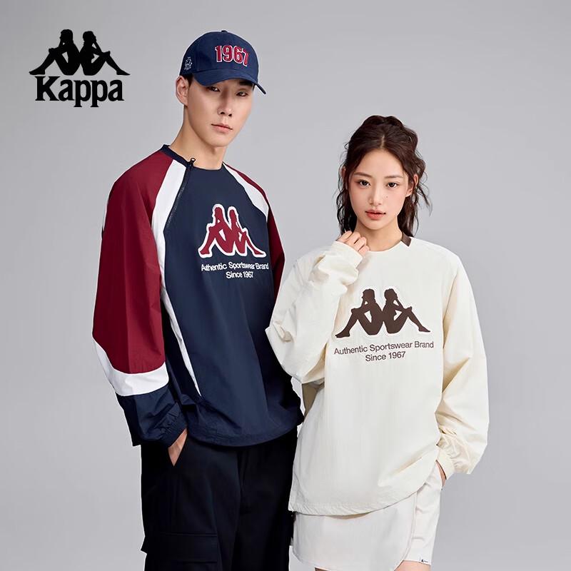 Kappa Unisex Splash-Resistant Crew Neck Sweatshirt L