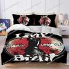 Rock Band L-Limp Bizkit Set Copripiumino Musicale Biancheria da Letto Morbida Cotone Lavabile Letto Quattro Stagioni Dormitorio Studenti Tessile per la Casaextile9