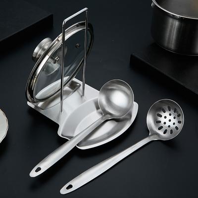 Nerezová ocelová police na hrnce, police, kuchyňský organizér, hůlky, lžíce, stojan na špachtle, držák na pánev, stojan na kuchyňské nástroje