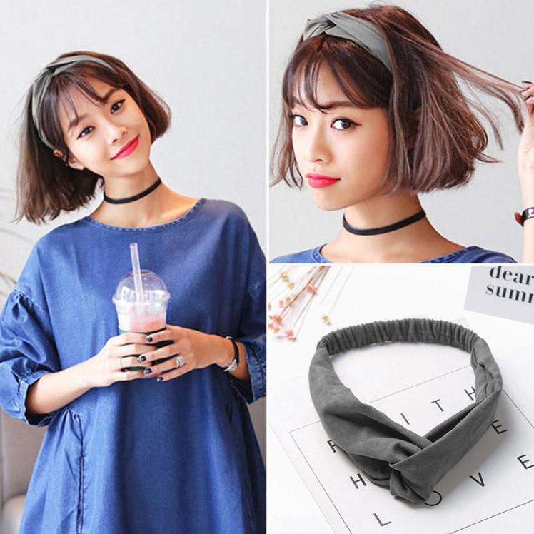 Korean Spring-Summer Elastic Chiffon Silk Headband for Women – Hair Accessories, Sports & Face Washing