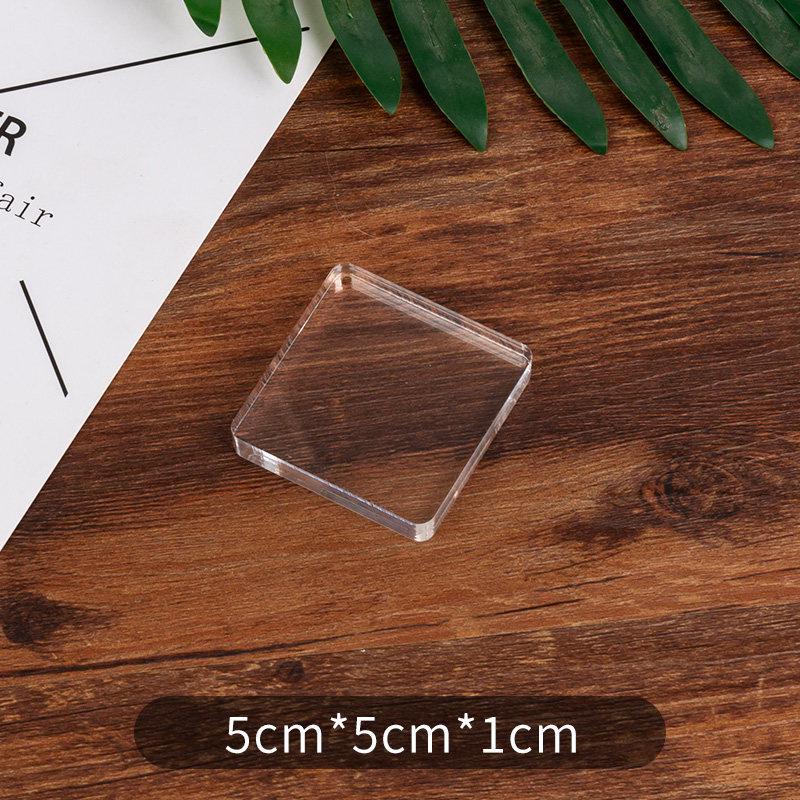 

Clear Acrylic Stamp Handle for DIY and Planner Projects
