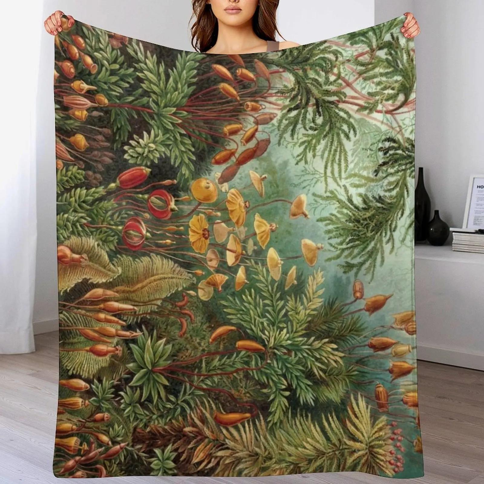 

Vintage botanical art Throw Blanket Soft Comfort Blanket for Reading Watching TV 102x76cm(40x30in)