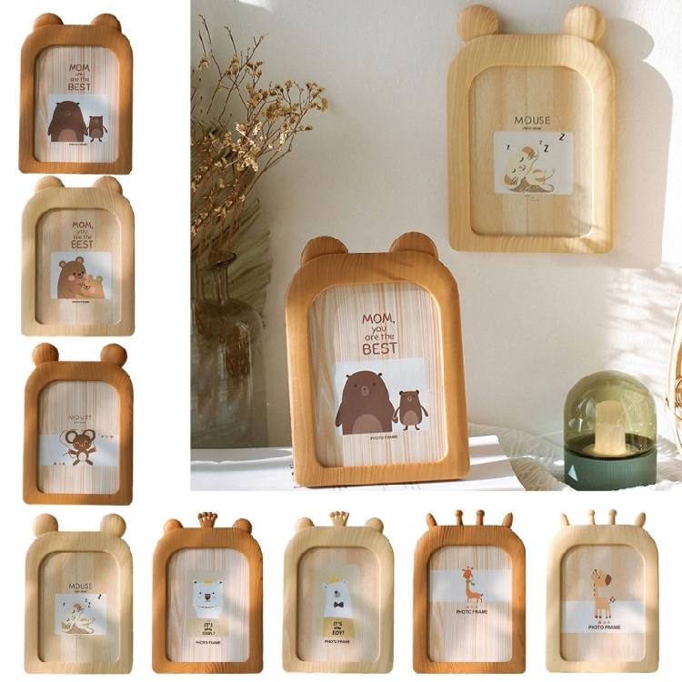 Fotorahmen 7 Zoll Cartoon Bilderrahmen Babyzimmer Kindergarten Tisch Wanddeko