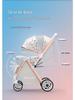 Reversible Baby Stroller: Sit & Lie, Foldable, Lightweight, High Landscape, 0-3 Years, Baby Carriage.