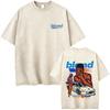 Vasket Vintage Rapper Frank Ocean Blond Grafisk T-shirt Mænd Kvinder Hip Hop Mode Popmusik T-shirts Herre Oversized Streetwear