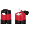 Thermos Vacuum Insulated Straw Bottle [One Touch] 400ml Cars Black Check FHL-401FDS BKC