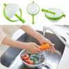 Salad Spinner Wheel Fruit Salad Rotating Kitchen Vegetable Washing Filter Basket Folding