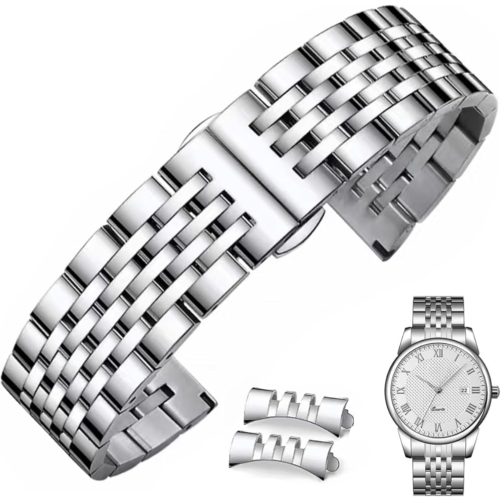 [FOUUA] Watch Band Stainless Steel Watch Strap Metal Strap Smart Watch Band Watch Band 16mm 18mm ...