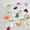 1 Set Doll Accessories Toys New 1/6 Dollhouse Miniature Food Supermarket Vegetable Fruit With Clear Box