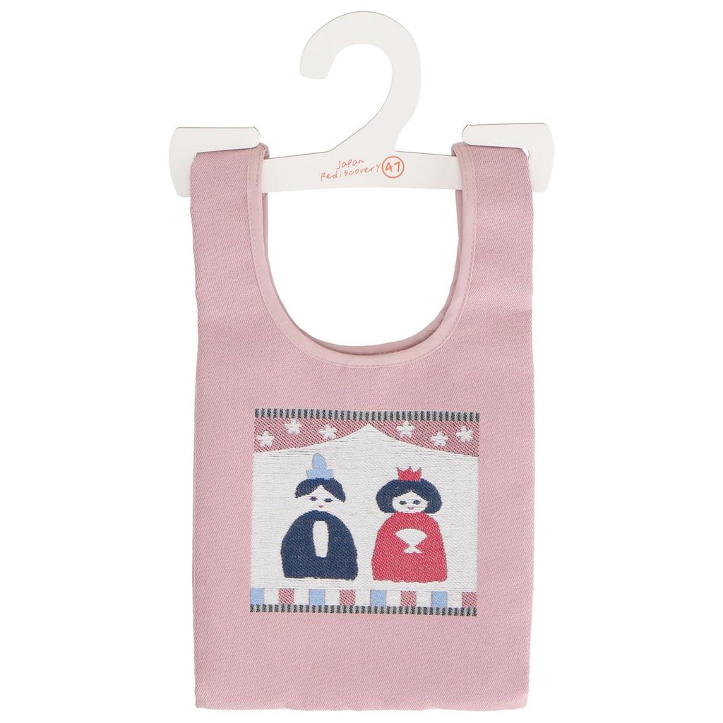 47 Japan Rediscovery Bag 44703801 Unisex 44703811A Pink [Saitama: Hina Doll] Approx. 20cm W X 22cm H X 8cm D. Handle Height: Approx. 12cm