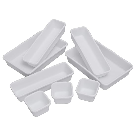 Drawer Dividers, Organizer Trays, Modular Storage Boxes, Versatile Storage Containers, Convenient Co