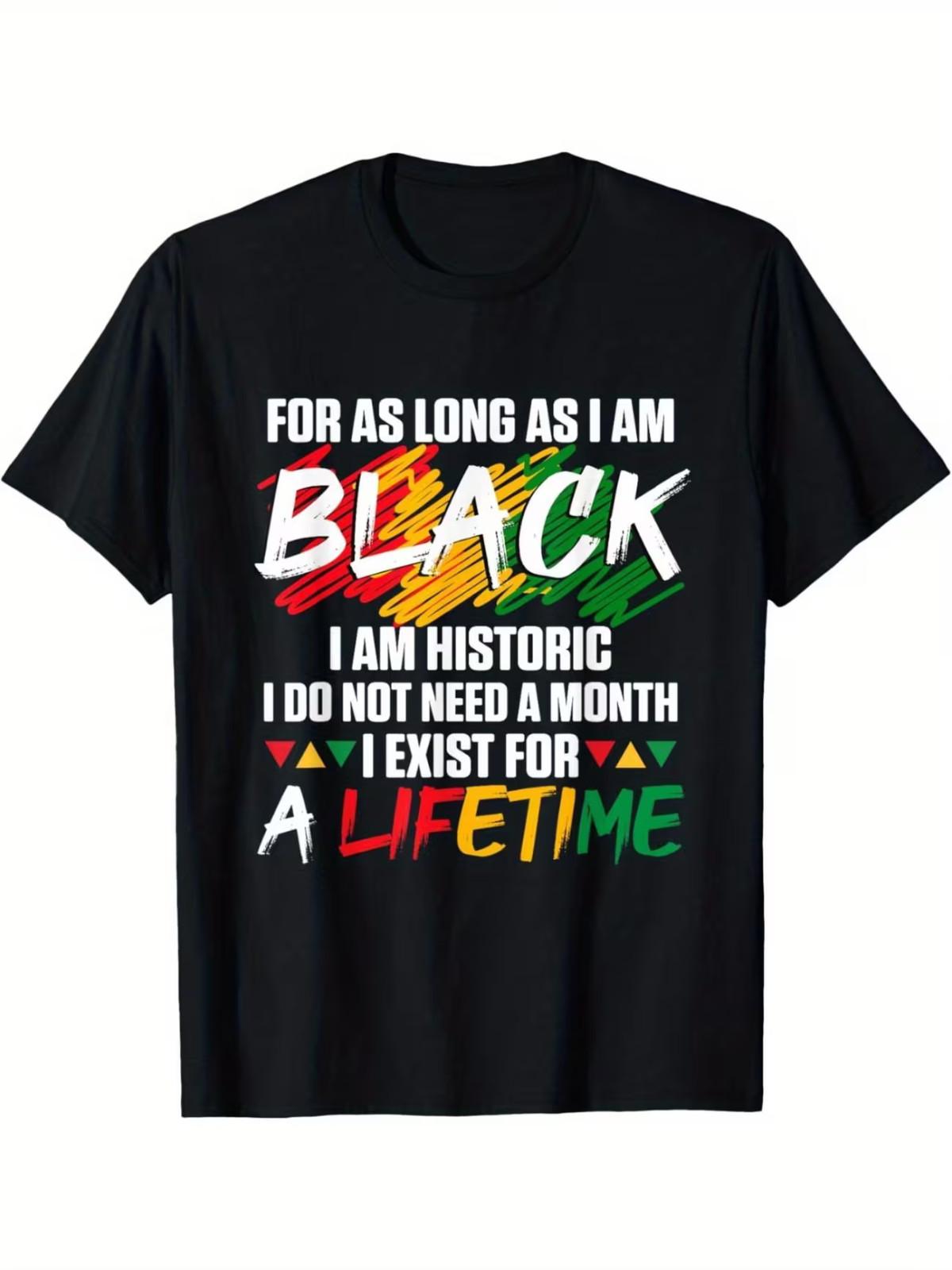 Bold Statement, Men S Black History Month Celebration T-Shirt - 100% Cotton S разноцветный