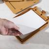 Cartoon Crown Vertical Rectangular Photo Frame Walnut Design Simple Cute Plastic Tabletop Display with Polished Finish