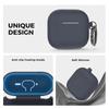 AhaStyle AirPods 4 Case Cover (2024) Comes with Cleaning Kit Soft Silicone 4th Generation Full Body Shockproof Skin Apple 4 Compatible USB-C Charging
