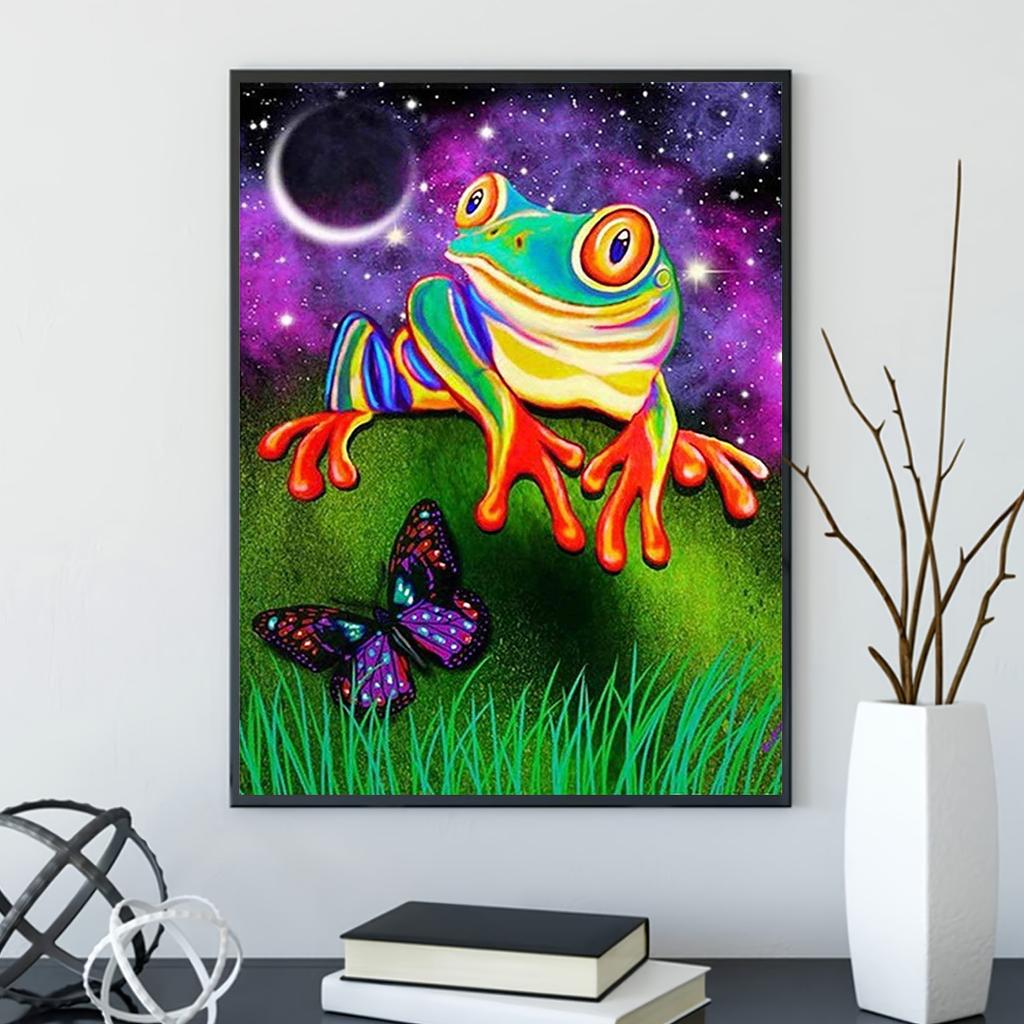 5D Diy Diamond Painting Ferocious Leopard Cross Stitch Set Full Diamond Embroidery Mosaic Art Picture of Rhinestones Decor Gift