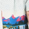 Louis Vuitton Landscape Short Sleeved Denim Shirt 1AA5C2