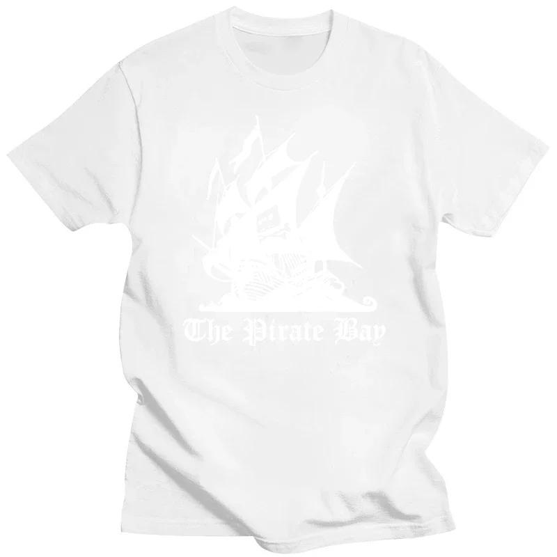New Funny Tee Shirt Pirattee Bay Internet Movie Torrent Hacker Meme Computer Nerd Mens Black TShirt harajukkuu streetweaarr