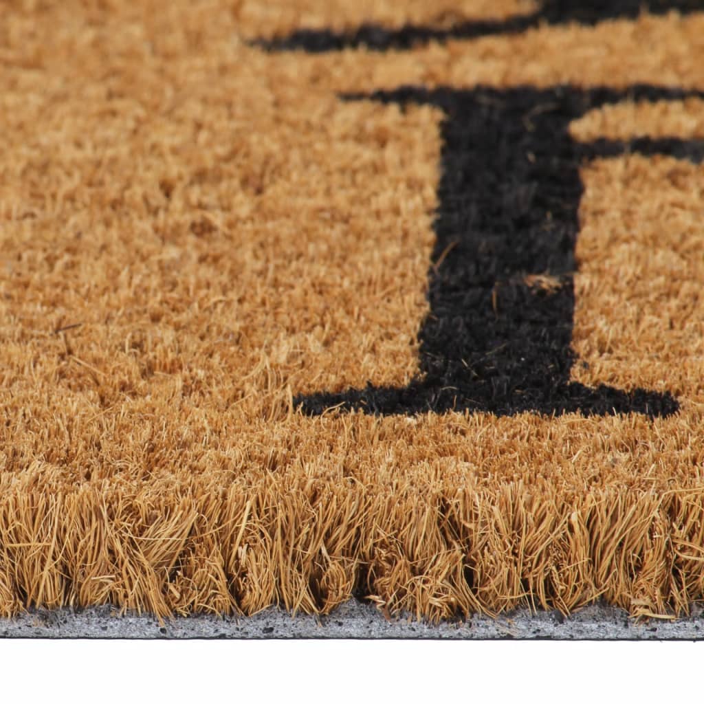 Coir Doormat Natural 45 X 75 Cm Tufted