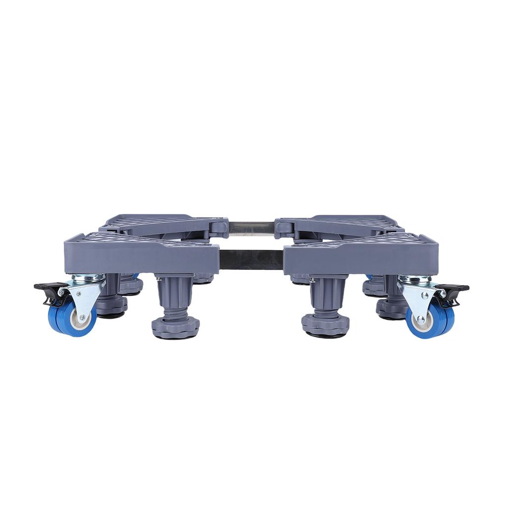 Kühlschrankständer Mobile Basis Verstellbare Möbelkarre mit 8 starken Füßen 4 Feststellrädern für Waschmaschine Waschmaschine