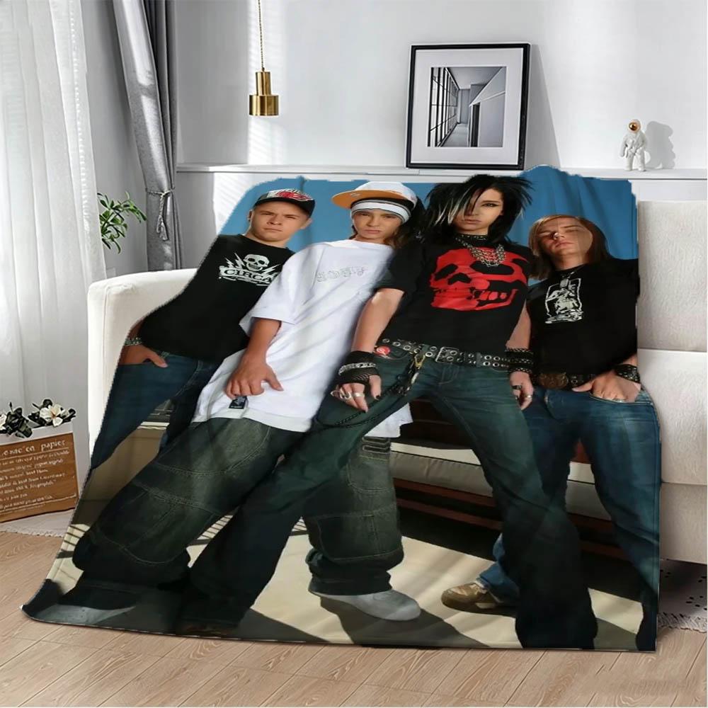 3D T-Tokio oF Band H-Hotel Music Singer Flannel Blanket Soft Throw Blanket Art For Home Decor Bedroom Bed Sofa Picnic Fans Gifts