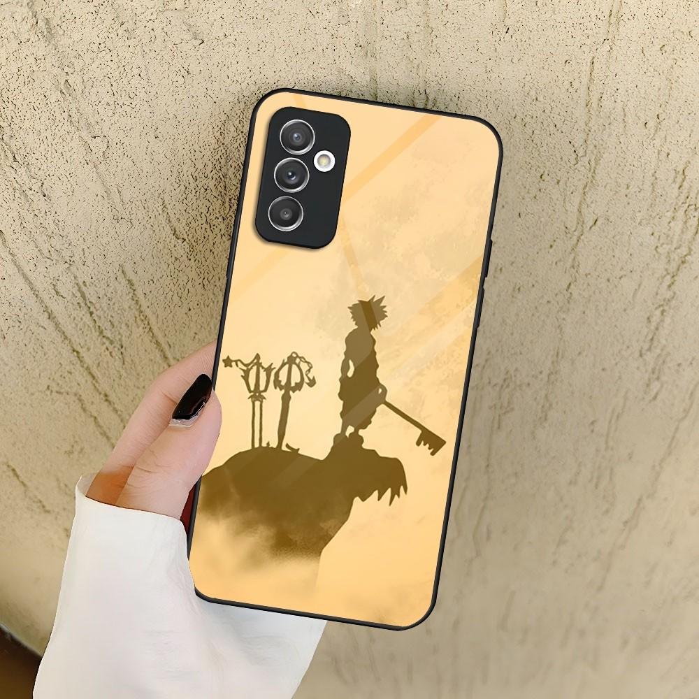 Kingdom Hearts Crayon Style Pattern-Bright Phone Case for Samsung Galaxy S24 S23 S22 S21 S20 A24 A34 A54 A53 Note20 M54 Fe Ultra
