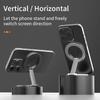 Foldable Double Sided Magnetic Phone Holder for Magsafe Gym Treadmill Universal Folding Car Holder Magnetic Smartphone Stand