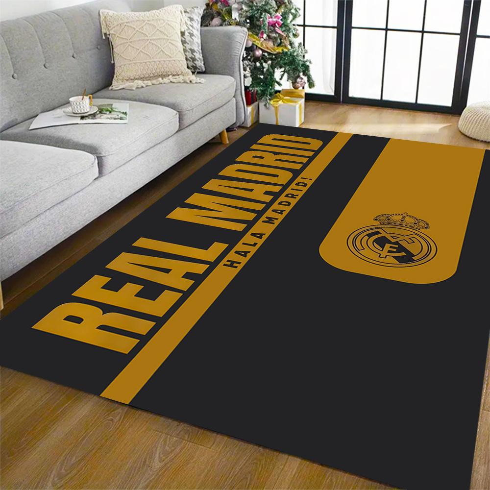 Real Madrid Themed Floor Mat Nonslip Mat Decorative For Living Room Game Room Doormat Machine Washable Vintage Decorative