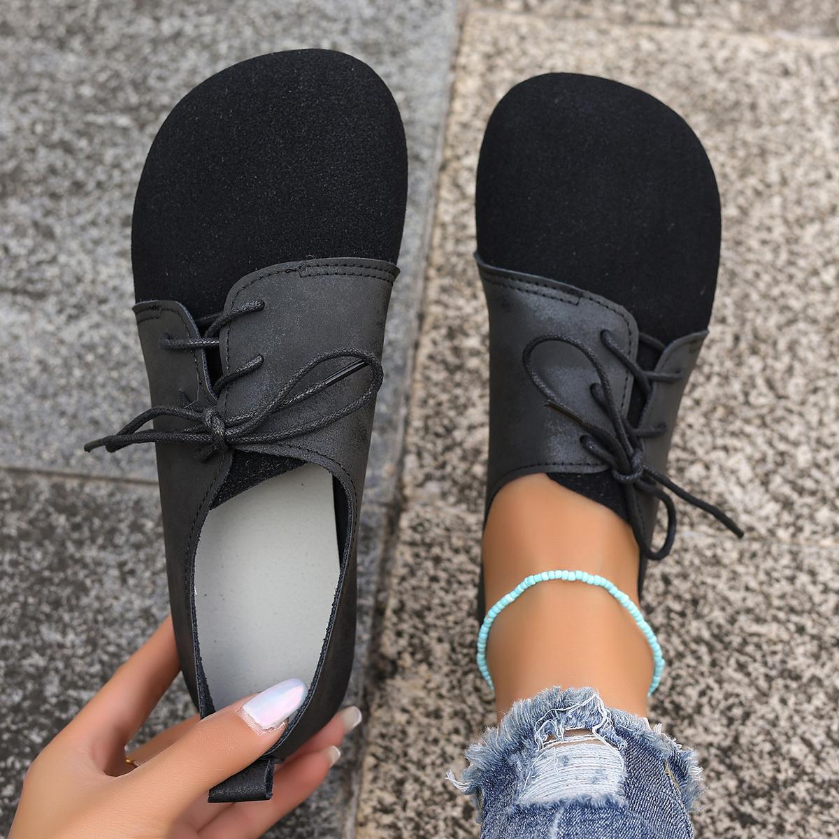 

Fashion Woman Flats Shoes Loafers Fashion Casual Sports Sneakers Trend Brand Women s Fashion Dress Shoes New Lace Up Femme Zapatos Mujer 43 чёрный