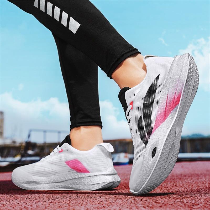 2025 New Men's and Women's Professional Running Shoes Children's Shock Absorption and Rebound Racing Shoes Youth Couple Running Shoes