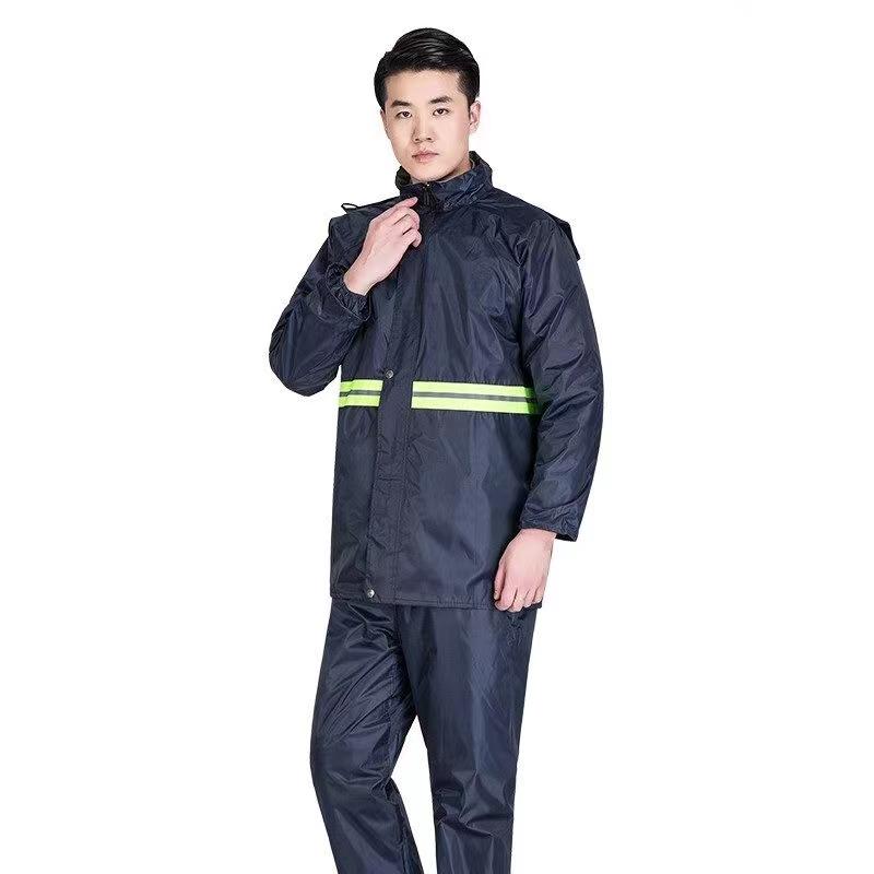 Heavy-Duty Full-Body Rainproof Raincoat & Pants Set for Construction, Riding, and Tea Picking