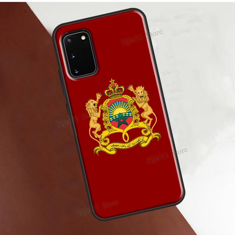 Marocco Maroc Bandiera Marocchina Cover per Samsung Galaxy S22 Ultra S21 S20 FE Note 20 S8 S9 S10 Note 10 Plus Custodia per telefono