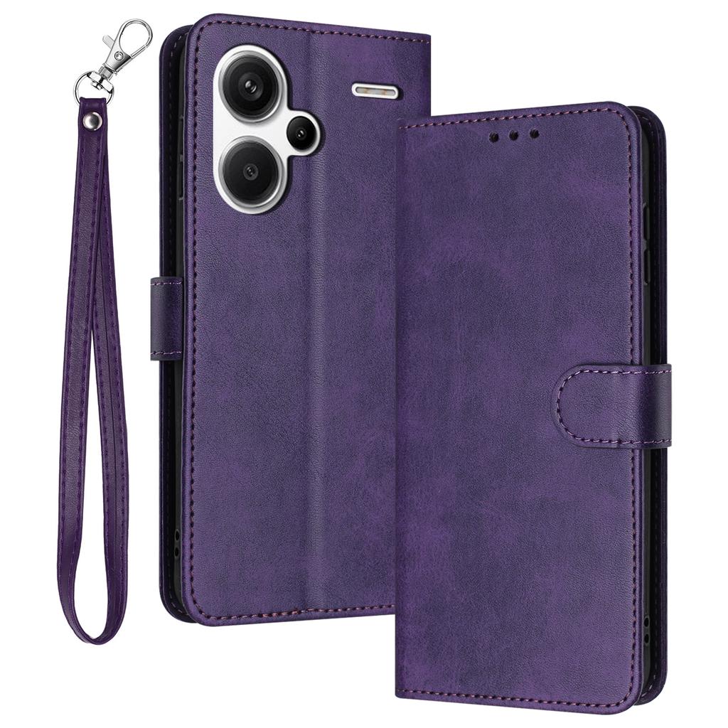 For Xiaomi Redmi Note 13 Pro+ 5G Case Calf Texture Stand Leather Wallet Phone Cover